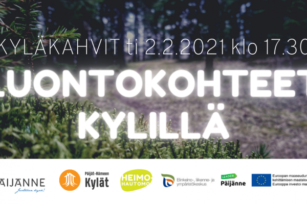 ETÄKYLÄKAHVIT: Luontokohteet kylillä 2.2.21