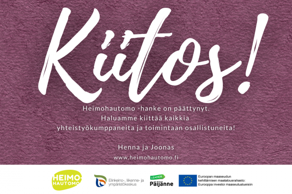 Heimohautomo kiittää ja kuittaa