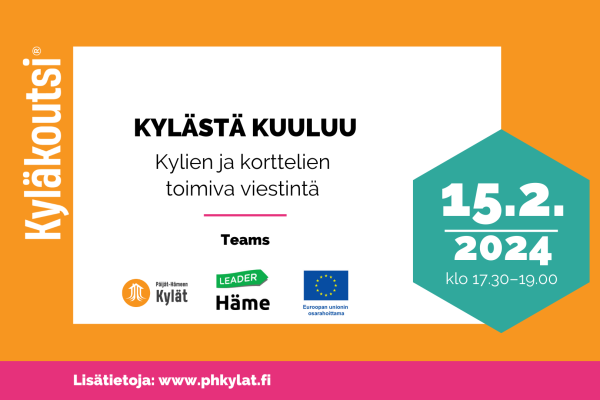 Kylästä kuuluu -viestintäkoulutus